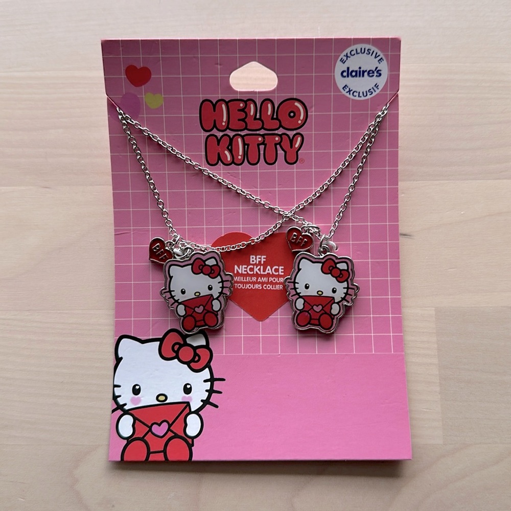 FLASH SALE Claire Exclusive Hello Kitty BFF necklace